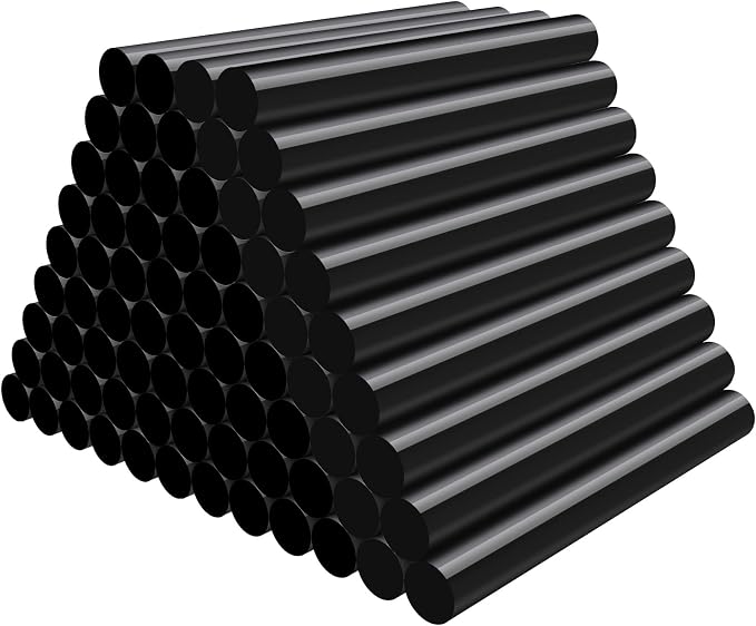 72 Pack Black Hot Glue Sticks, Decoration, Car Dent Repair, Gluing Project by ENPOINT