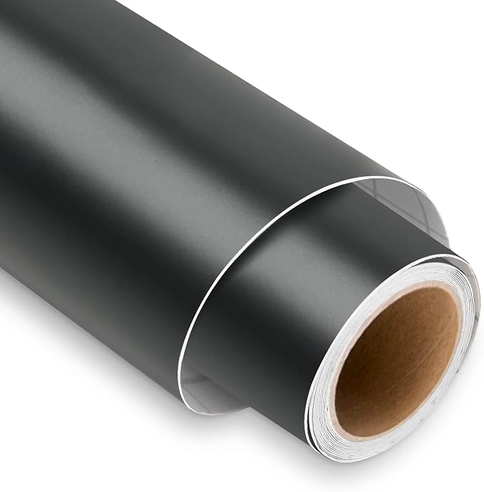Lya Vinyl Matte Black Permanent Vinyl Roll, Window & Home Decal by LyaVinyl