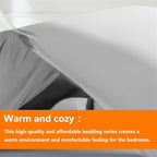 TAIMIT Grey Twin Size Comforter Set - Image 2