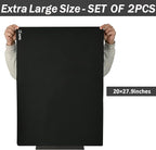Sapid 2Pcs Thick Silicone Mat for Crafts, Nonstick Silicon Sheet for Epoxy Resin - Image 2