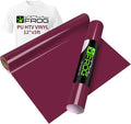 VINYL FROG Maroon Heat Transfer Vinyl Roll 12" x5ft Matte HTV Vinyl | Burgundy by VINYLFROG