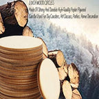 100 Pcs 3 Inch Wooden Circles, Unfinished Wood Circles Blank Round Disc Cutouts - Image 6