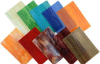 Lanyani 10 Sheets Variety Streaky Glass Packs 4 x 6 inch Cathedrals Stained - Image 9