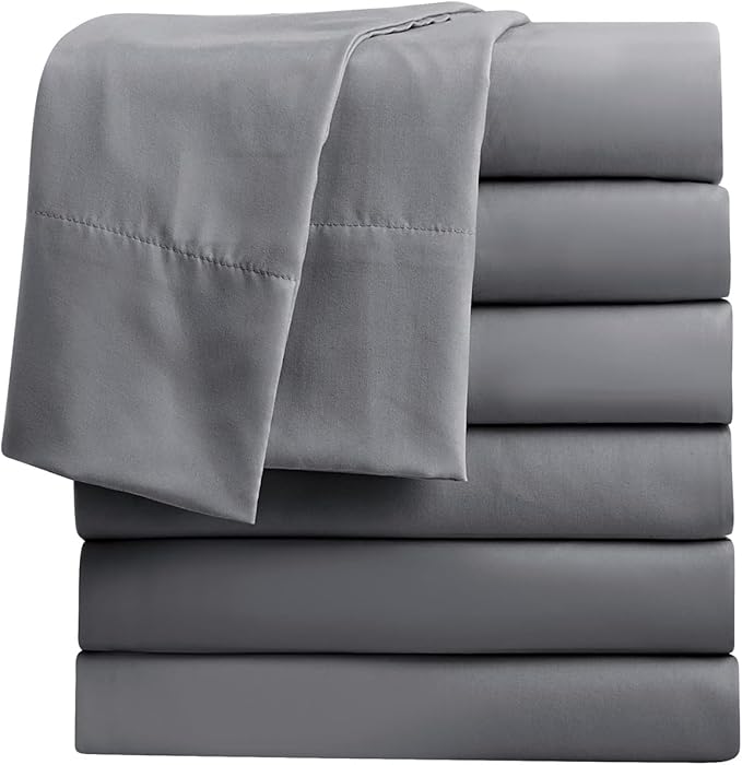 FreshCulture Full Flat Sheets Only, Soft Microfiber Bedding Sheets by FreshCulture