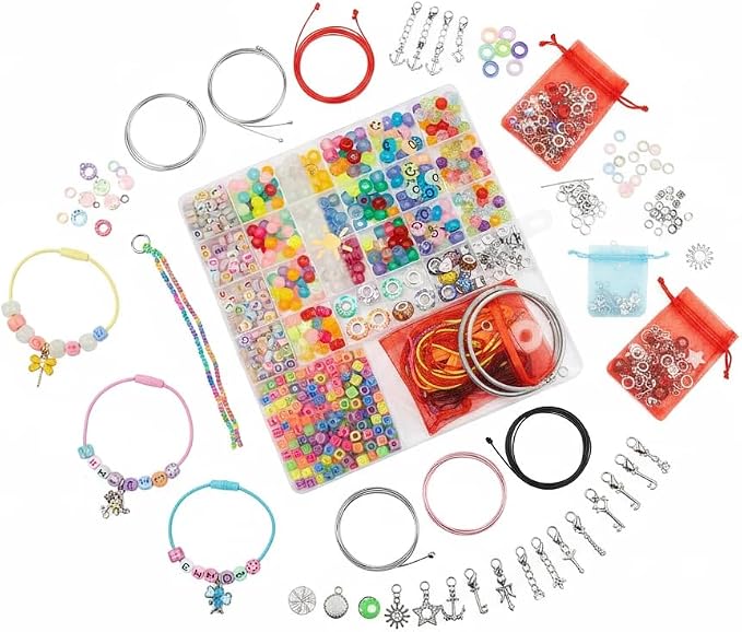 Hardy Guo Glow Pony Beads Bracelet Making Kit Beads - Image 4