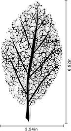 Large Tree Leaf Clear Stamps for Card Making Decoration DIY Scrapbooking - Image 2