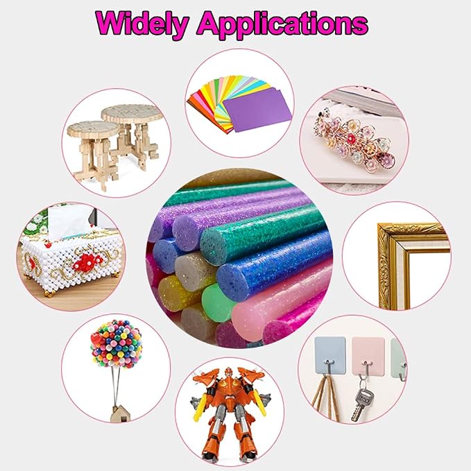 Ewparts Glitter Glue Sticks 14 Colors 84 Pack - Image 5