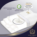 Royal Therapy King Memory Foam Pillow – Ergonomic Cervical Pillow - Image 8