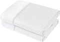 Flat Sheet Only 2 Pack, TwinXL Size 400 Thread Count 100% Egyptian Cotton Flat by ShunjieHome