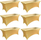6-Pack 6ft Spandex Table Covers by Unknown