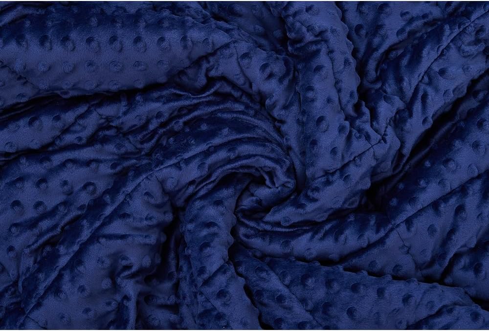 TONGDADA Minky Weighted Blanket | 40''x60'', 10lbs | Cozy and Soft Minky - Image 5
