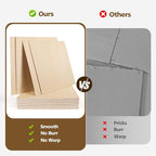 Adrattnay 24pc Basswood Sheets - Image 5