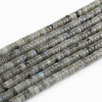 155pcs 3x2mm Genuine Spectrolite Labradorite Heishi Disc Rondelle Spacer Stone by LIFAVOVY
