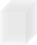 SimbaLux Acrylic Sheet Clear Cast Plexiglass 5”x7” 0.08” Thick 2mm, 10 Pack | by SimbaLux