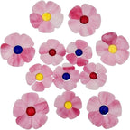 Esweny 12 Flower Stained Glass Mosaic Tiles by Esweny