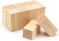 10 Pack Basswood Carving Blocks, Unfinished Wood Whittling Blocks by WYKOO