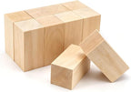 10 Pack Basswood Carving Blocks, Unfinished Wood Whittling Blocks by WYKOO