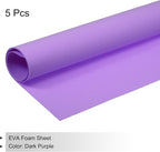 MECCANIXITY EVA Foam Sheets Dark Purple 19.7 Inch x 17.7 Inch 0.8mm Thick - Image 3