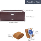ProCase Watch Box, 14 Slot Mens Watch Case - Image 7