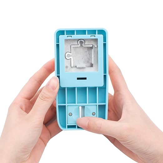 Puzzle Punch, 1 x 1 inch Mini Puzzle Maker, Portable Puzzles Pieces Puching - Image 5