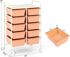 BECOMFORT 10-Drawer Rolling Cart - Image 3