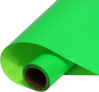 FUNKAKA Fluorescent Green HTV Heat Transfer Vinyl Rolls by FUNKAKA