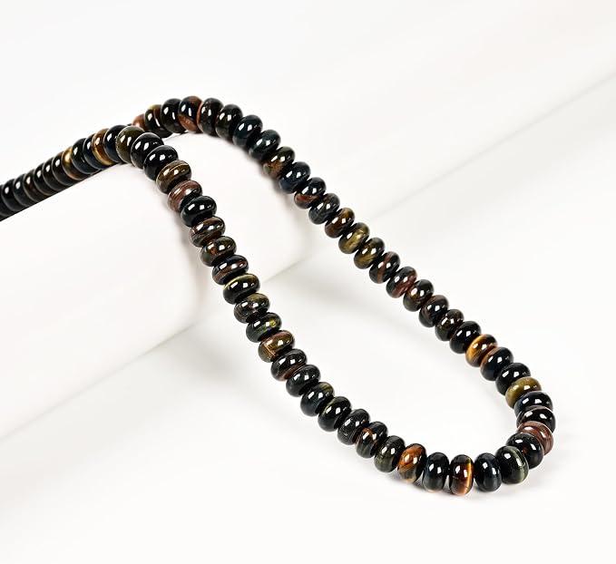 ICAI Beads Natural 5x8mm Rondelle Beads, Natural Abacus Disk Stone Beads Loose - Image 5