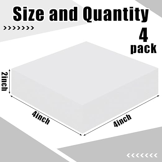 4 Pcs 2" Thick Foam Padding Sheet - Image 2