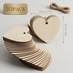 Unfinished Wooden Ornaments - Image 5