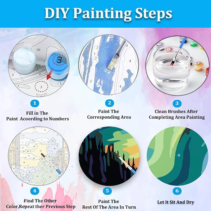 Artunion Framed Paint by Numbers Kit - Image 6
