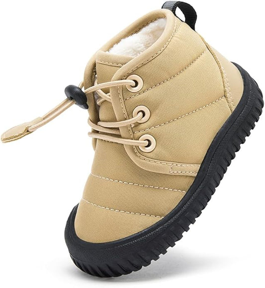 BMCiTYBM Toddler Baby Winter Snow Boots Boy Girl Faux Fur Warm Non Slip First Walking Infant Shoes