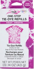 Tulip One-Step Tie-Dye Kit, 3 Fabric Dye Refill Packs by Tulip
