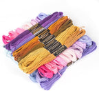 150 Color Skeins Rainbow Color Embroidery Floss，Cross Stitch Threads, Bracelet - Image 4