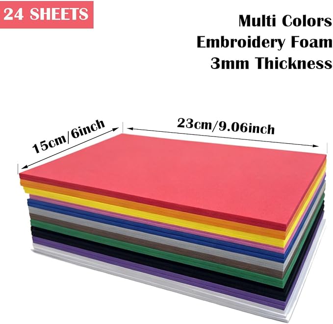 BLOSSIONA 24pcs 3mm Embroidery Foam - Image 6