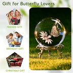 Butterfly Gifts for Women Butterfly Crystal Ball | Butterfly Glass Gifts for - Image 3