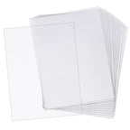 AHANDMAKER 20 Pcs Clear PVC Flexible Plastic Board Sheet, 8.25 x 11.75 inch by AHANDMAKER