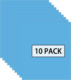 FUNKAKA Sky Blue HTV Heat Transfer Vinyl Sheets, 10 Sheets Sticky HTV Vinyl by FUNKAKA
