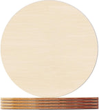Wood Rounds for Crafts 10 Inch by HILELIFE