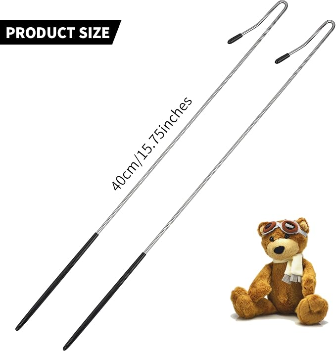 16 Inches Puppets Arm Control 2pcs, Metal Rod Puppet Accessrioes - Image 3