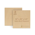 Baltic Birch Plywood 12 mm, 1/2 Inch Craft Wood, B/BB Grade, Stronger Than by Woodpeckers