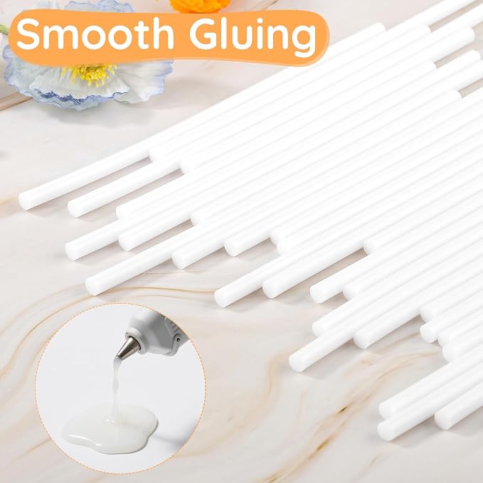 72 Pack White Hot Glue Sticks, Home General Repair, Holiday Gift Crafts - Image 3