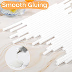 72 Pack White Hot Glue Sticks, Home General Repair, Holiday Gift Crafts - Image 3