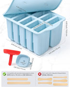 10 Cavity Large Silicone Popsicle Molds - Image 6