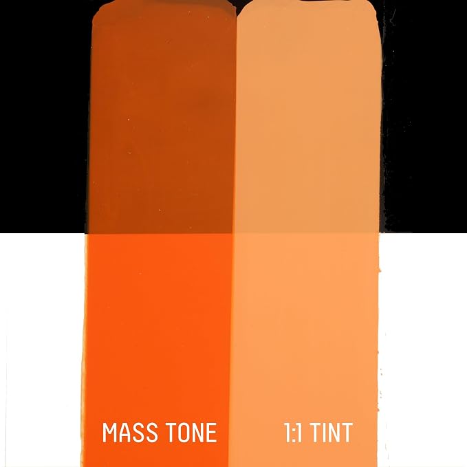 Liquitex BASICS Acrylic Paint, 118ml Tube, Vivid Red Orange - Image 3