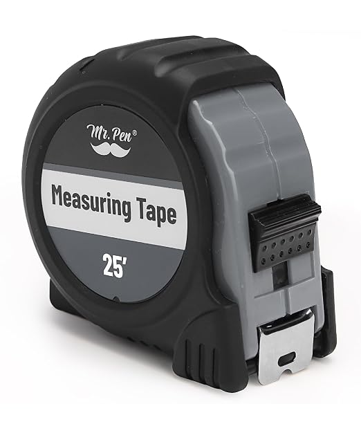 Mr. Pen- Retractable Tape Measure 25 ft, Easy Read | Steel Retractable by MrPen
