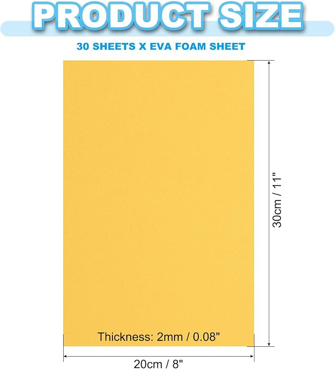 PATIKIL 30 Pack EVA Foam Sheets - Image 2