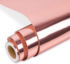 Prime Vinyl Permanent Vinyl, Chrome Rose Gold Vinyl Compatible by PrimeVinyl