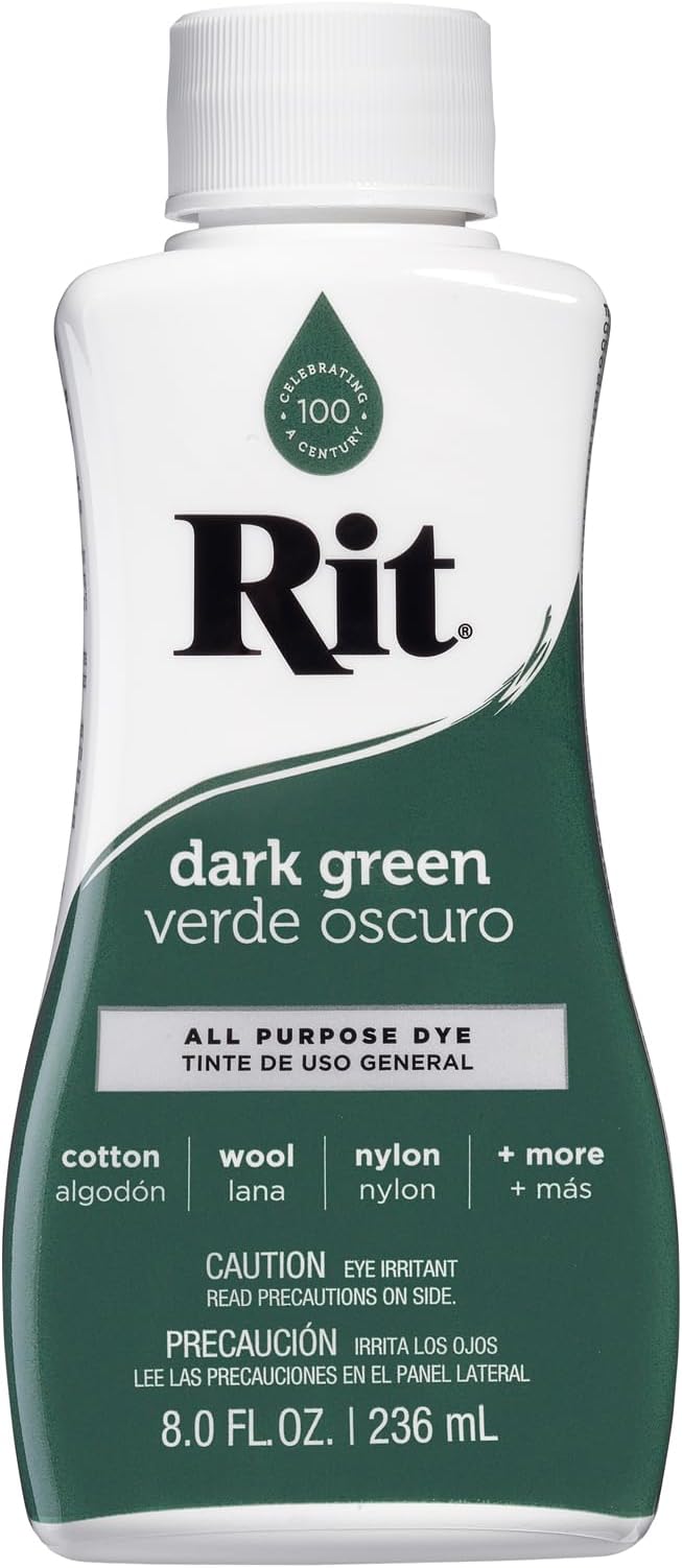 Rit Liquid Fabric Dye, Dark Green, 8 Fl Oz by ChaChaCharm