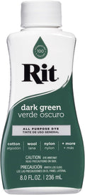 Rit Liquid Fabric Dye, Dark Green, 8 Fl Oz by ChaChaCharm