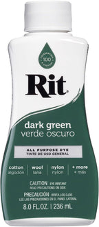 Rit Liquid Fabric Dye, Dark Green, 8 Fl Oz by ChaChaCharm